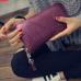 New Korean Women's Fashion Trend PU Wristlet Wallet Fashion Leisure Hand Wallet With Card Holder Long Wristlet Wallet