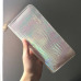 Wallet Women Handbag Holographic Leather Laser Organizer Wallets Ladies Long Wristlet purses Female Coin Girl Purse Card Pocket