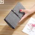 Woman wallet Long Fashion Luxury Brand  frosted Leather purse Female Coin Purse Wallet Women Card Holder Wristlet Money Bag