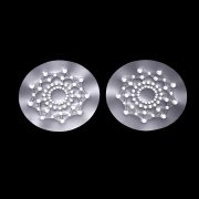 1 Pair Self Adhesive Sexy Products Nipple Cover Stickers Chest Pastie Breast Bras Rhinestone Nipple Accessories Padding