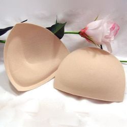 1Pair Sponge Swimsuit Padding Inserts Breast Enhancer To Bra Push Up Breast Bikini Padding Removable Bra Pads for Women