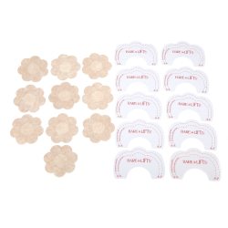 20Pcs Instant Lift+Nipple Cover Lift Up Beauty Breast Bra Stickers Invisible Adhesive Bras Chest Sticker Lift for Women Gift