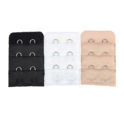 3PCs Bra Extension Lingerie Strap Extender Replacement With 2 Hooks Bra Accessories