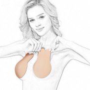 Women Breast Petals Cute Rabbit Bra Nipple Covers Push Up Invisible Bra Top Reusable Breast Adhesive Bra Bralette Intimates
